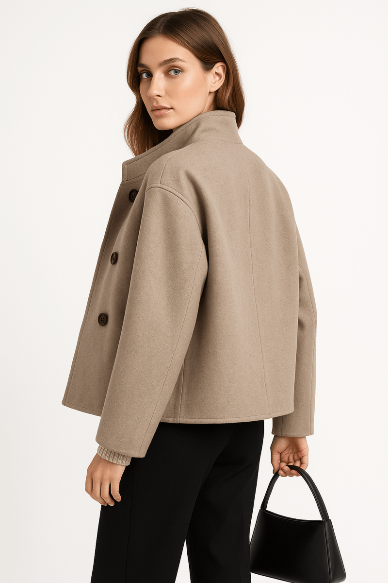 Vintage Wool Coat Women - Image 2