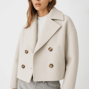 Oversized Double-Breasted Coat