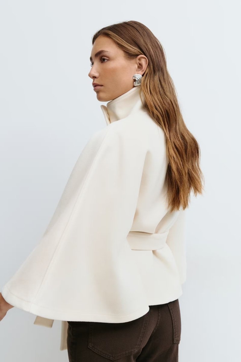 ✦ Élodie Belted Cape Coat - Image 6