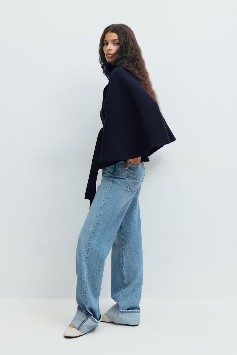 ✦ Élodie Belted Cape Coat - Image 3