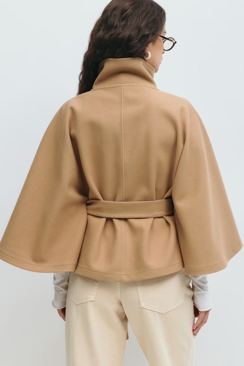 ✦ Élodie Belted Cape Coat - Image 4