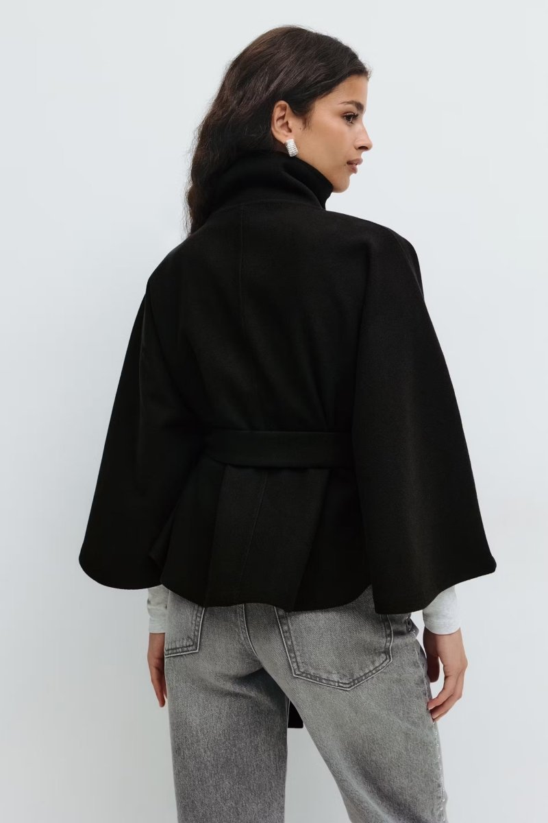 ✦ Élodie Belted Cape Coat - Image 5