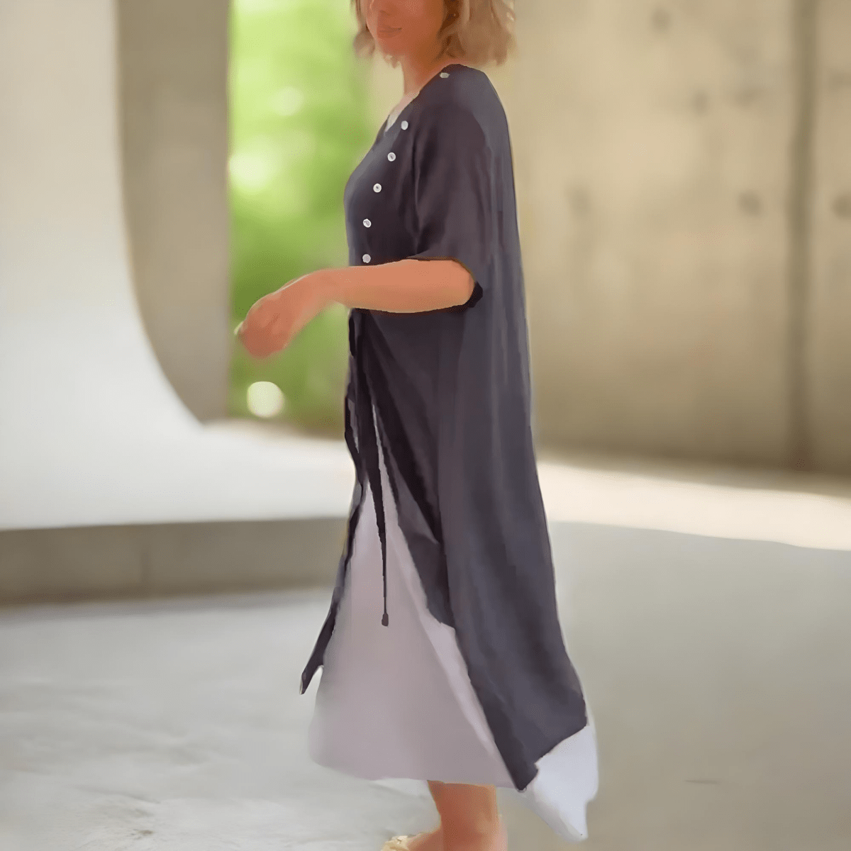 Rosalie | Classic Solid Colour Maxi Dress - Image 6