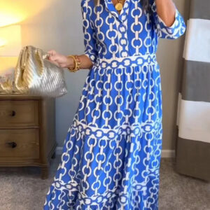 Barbara - Chain Print Dress