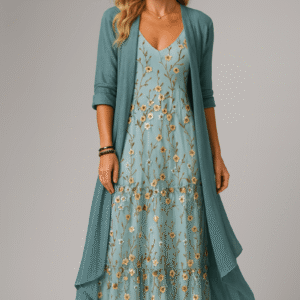 MASHA | Elegant Floral Maxi Dress