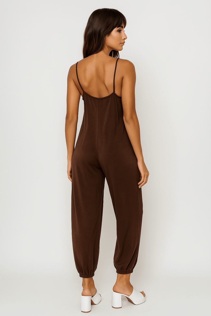✦ Calestra™ | Cocoa Luxe Jumpsuit - Image 2