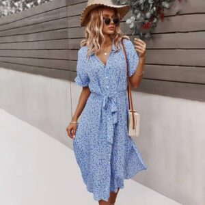 Deborah - Floral Midi Dress
