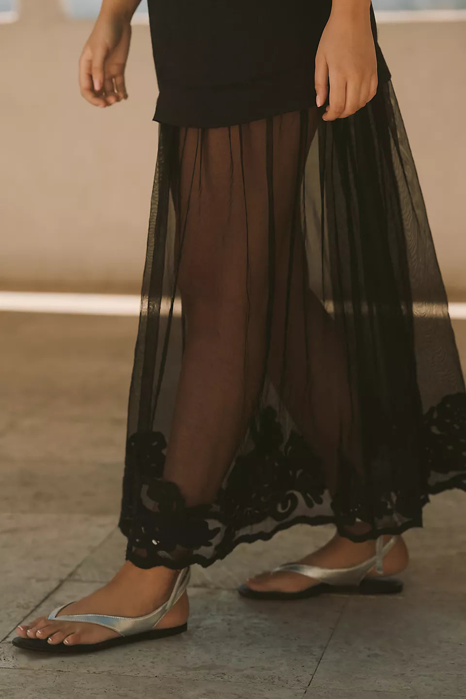 ✦ Seraphina Sheer Maxi Dress - Image 4