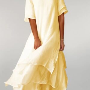 Jasmine – Layered Flowy Midi Dress