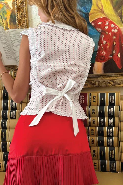 ✦ Camélia Textured Peplum Blouse - Image 2